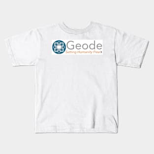 Geode Blockchain Log Setting Humanity Free Kids T-Shirt